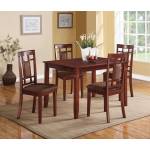 71164 CHERRY 5PC PK DINING SET