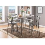 70465+70467*4 5PC SETS COUNTER H. TABLE + 4 COUNTER H. CHAIRS