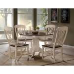 70330+70333*4 5PC SETS DYLAN DINING TABLE + 4 BUTTERMILK/OAK SIDE CHAIRS