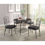 70300+70302*4 5PC SETS DINING TABLE + 4 SIDE CHAIRS