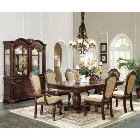 64075+64077*4+64078*2 7PC SETS CHATEAU DE VILLE DINING TABLE + 4 SIDE CHAIRS + 2 ARM CHAIRS