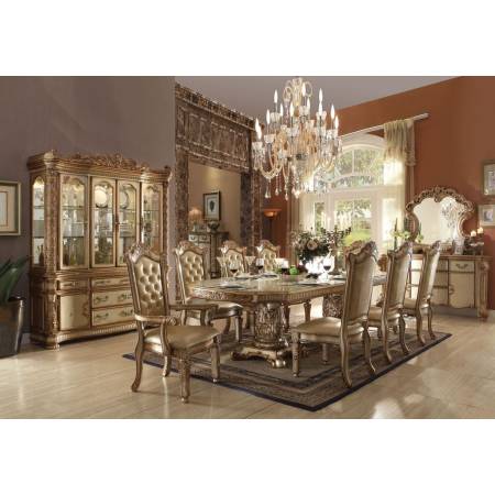 63000+63003*6+63004*2 9PC SETS VENDOME DINING TABLE + 6 SIDE CHAIRS + 2 ARM CHAIRS