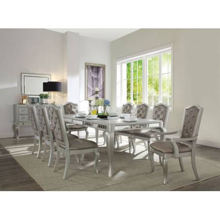 62080+62082*6+62083*2 9PC SETS DINING TABLE + 6 SIDE CHAIRS + 2 ARM CHAIRS