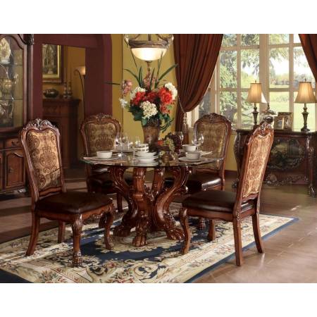 60010+60012*4 5PC SETS DINING TABLE + 4 SIDE CHAIRS