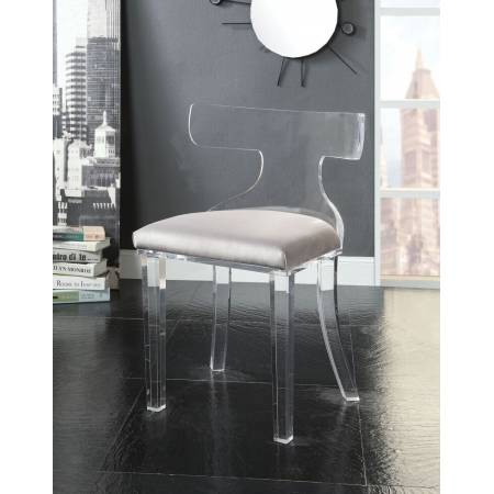 59820 GRAY ACCENT CHAIR
