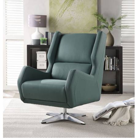 59737 GREEN ACCENT CHAIR