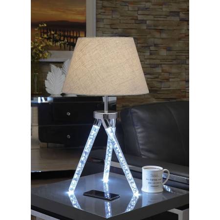 40133 CHROME TABLE LAMP