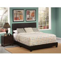 25750Q ESPRESSO QUEEN BED