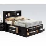 21610Q IRELAND BLACK QUEEN BED