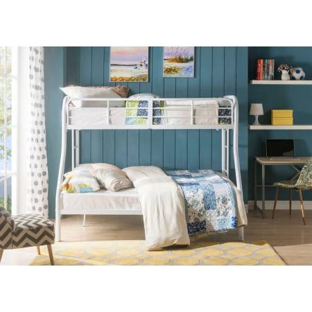 02043WH WHITE T/F BUNKBED KD VERSION
