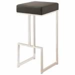 Dining Chairs and Bar Stools Contemporary Bar Stool with Upholstered Seat 105263