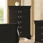 Louis Philippe 5 Drawer Transitoinal Chest 203965