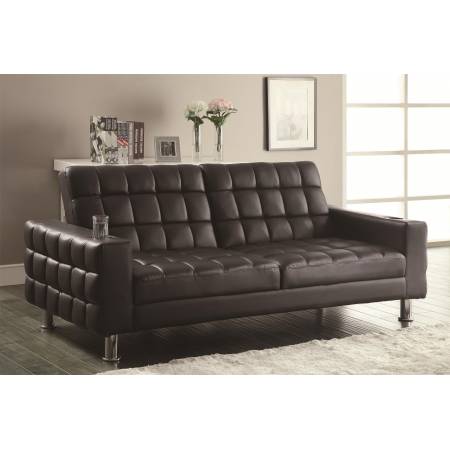 Sofa Beds and Futons Adjustable Sofa Bed with Cup Holders 300294