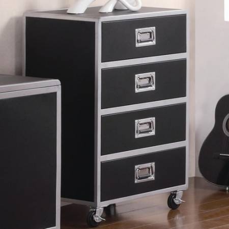 460285 LeClair 4 Drawer Chest with Casters