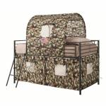 460331 Bunks Camouflage Tent Loft Bed