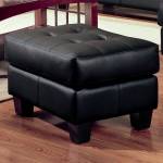 501684 Samuel Contemporary Leather Ottoman