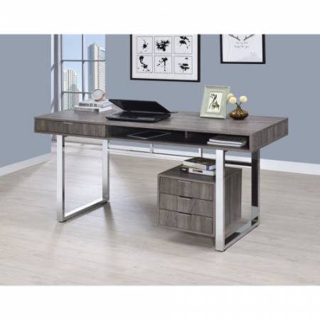 Contemporary Desk with Smooth Finish