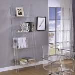 Amaturo Acrylic Ladder Bookcase