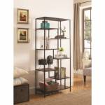 Bookcases 7 Shelf Steel Framed Bookcase