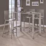 Bar Units and Bar Tables Contemporary Bar Table and Stool Set