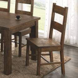 Coleman Wooden Dining Chair with Rustic Finish