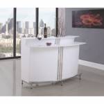 Bar Units and Bar Tables Contemporary Bar with Stemware Racks