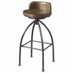 Dining Chairs and Bar Stools Swivel Counter Stool with Metal Base