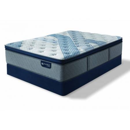 Blue Fusion 5000 Cushion Firm Pillow Top Mattress Cal King Serta iComfort Hybrid