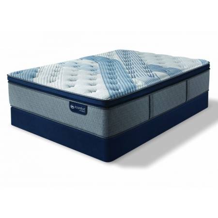 Blue Fusion 4000 Plush Pillow Top Mattress Cal King Serta iComfort Hybrid