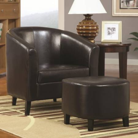 900240 Accent Seating Accent Chair w/ Ottoman
