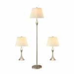 901235 Table Lamps Elegant 3PC Lamp Set