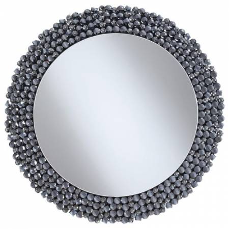 960077 Accent Mirrors Round Contemporary Wall Mirror