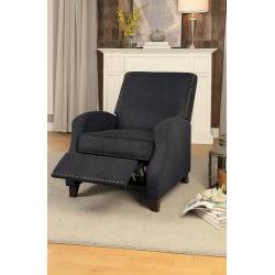 Walden Push Back Reclining Chair - Gray Fabric 8215GY-1