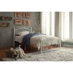 Pallina Metal Platform Bed - White 2021FW-1