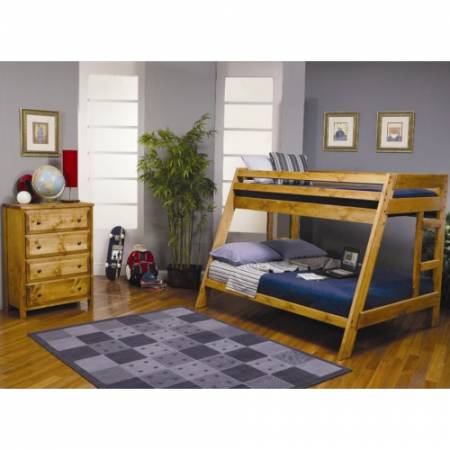 Wrangle Hill Twin Over Full Bunk Bedroom Group 1