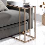 Accent Tables Black Glass Top Snack Table 902928