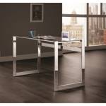 Contemporary Computer Desk with Chrome Legs 800746