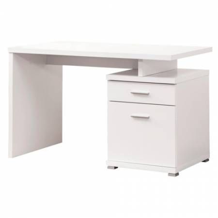 Contemporary Desk with Cabinet 800110