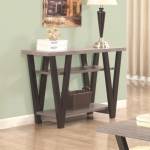 70539 Two-Tone Angled Leg Sofa Table 705399