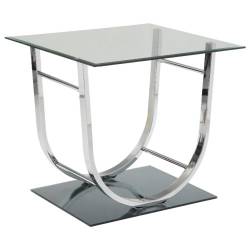 704980 U-Shaped Contemporary End Table