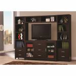 Entertainment Units Cappuccino Entertainment Wall Unit 700881+700882+700883