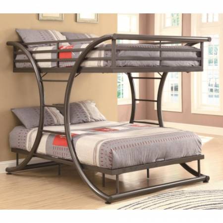 Bunks Full-over-Full Contemporary Bunk Bed 460078