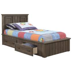 Napoleon Transitional Twin Storage Bed 400931T+400936T 400931T+400936T