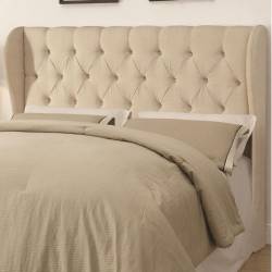 Upholstered Beds Queen/ Full Murrieta Headboard with Button Tufting 300444QF