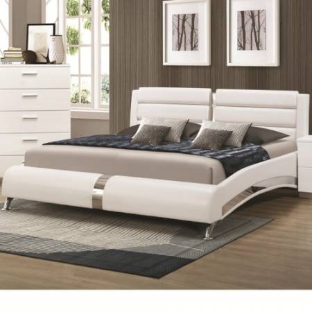 Felicity King Bed with Metallic Accents 300345KE