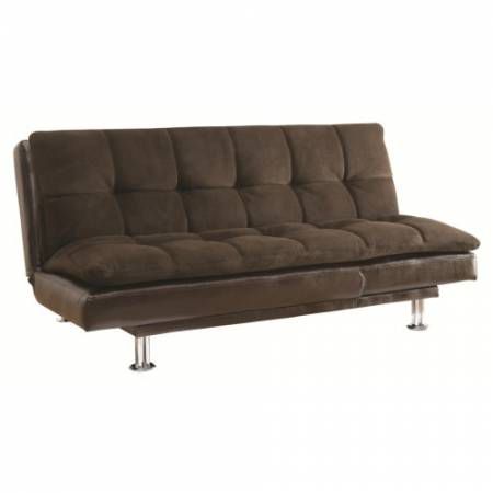 300313 Sofa Beds and Futons Millie Sofa Bed with Chrome Legs and Casual Style