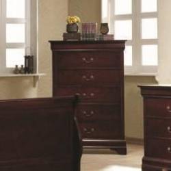 Louis Philippe 5 Drawer Transitoinal Chest 203975