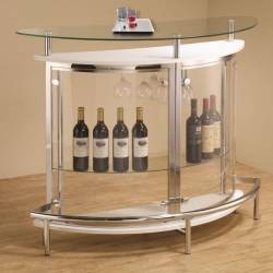 Bar Units and Bar Tables Contemporary Bar Unit with Clear Acrylic Front