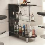 Bar Units and Bar Tables Contemporary Black Bar Table