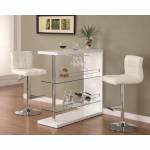 Bar Units and Bar Tables Sleek Contemporary Bar Set with Stools